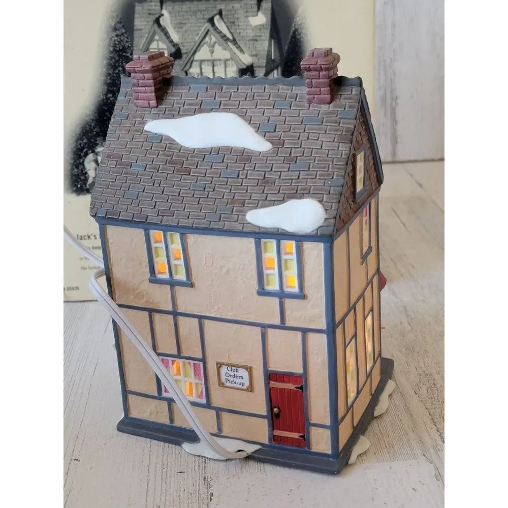 Dept 56 05826 Jack's Umbrella Shop snow village‎ accessory Xmas